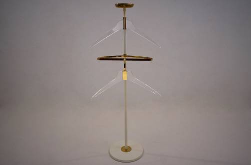 Lucite valet stand, Charles Hollis Jones, 1970`s ca, American